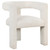 Coaster ACCENT CHAIR White Upholstered