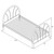 Coaster Marjorie TWIN BED White