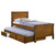 Coaster Granger Wood Twin Storage Captains Bed Rustic Honey