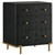 Coaster Arini 3drawer Nightstand Black