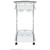 Coaster Elfman BAR CART Silver