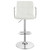 Coaster Palomar ADJUSTABLE BAR STOOL White