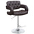 Coaster Brandi ADJUSTABLE BAR STOOL Brown