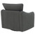Coaster Madia Boucle Upholstered Swivel Glider Chair Charcoal Grey