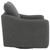 Coaster Madia Upholstered Sloped Arm Swivel Glider Chair Charcoal