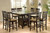 Coaster Gabriel COUNTER HEIGHT DINING TABLE Brown