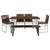 Coaster Topeka 6 PC DINING SET