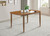 Coaster Dortch Oval Solid Wood Dining Table Walnut