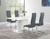 Coaster Anges 5 PC DINING SET Black