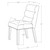 Coaster SIDE CHAIR Grey Upholstered