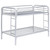 Coaster Morgan TWIN / TWIN BUNK BED White