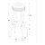 Coaster Theodore SWIVEL BAR STOOL