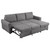 Coaster Samantha SLEEPER SECTIONAL Grey