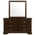 Coaster Louis Philippe 6drawer Dresser with Mirror Cappuccino