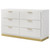 Coaster Caraway 6drawer Dresser White