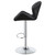 Coaster Berrington ADJUSTABLE BAR STOOL Black