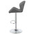 Coaster Berrington ADJUSTABLE BAR STOOL Grey