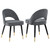 Coaster Lindsey SIDE CHAIR Black