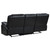 Coaster MOTION SOFA Black Metal