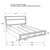 Coaster Miranda FULL STORAGE BED White