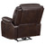 Coaster Sycamore Upholstered Power Recliner Chair Dark Brown