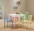 Coaster Rory 5piece Kids Table and Chairs Set Multi Color