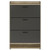 Coaster SHOE CABINET Brown Modern and Contemporary