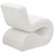 Coaster ACCENT CHAIR White Modern and Contemporary