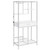 Coaster Figueroa 5shelf Wine Cabinet with Storage Drawer White High Gloss and Chrome