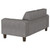 Coaster Deerhurst 2piece Upholstered Track Arm Sofa Set Charcoal