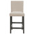 Coaster COUNTER HT DINING CHAIR Black