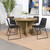 Coaster DINING TABLE Brown Farmhouse and Rustic Wood