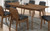 Coaster Redbridge 75inch Extension Leaf Dining Table Natural Walnut