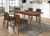 Coaster Redbridge 7 PC DINING SET Brown