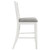 Coaster Hollis XBack Counter Height Dining Chairs White and Grey Set of 2