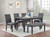 Coaster 6 PC DINING SET Grey