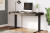 Ashley Zendex Dark Brown Home Office Desk and Storage