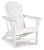 Ashley Sundown Treasure White 2 Outdoor Chairs with End Table