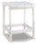 Ashley Sundown Treasure White 2 Outdoor Chairs with End Table