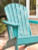 Ashley Sundown Treasure Turquoise 2 Outdoor Chairs with End Table