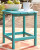 Ashley Sundown Treasure Turquoise 2 Outdoor Chairs with End Table