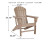 Ashley Sundown Treasure Driftwood 2 Outdoor Chairs with End Table