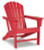 Ashley Sundown Treasure Driftwood 2 Outdoor Chairs with End Table