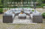 Ashley Harbor Court Gray Outdoor 9-Piece Sectional with Ottoman