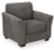 Benchcraft Brise Slate Sofa Chaise and Chair