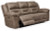 Ashley Stoneland Chocolate Reclining Sofa, Loveseat and Recliner