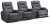 Ashley Composer Gray 3-Piece Home Theater Seating