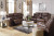 Ashley Stoneland Fossil Sofa, Loveseat and Recliner