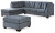 Ashley Marleton Gray 2-Piece Sectional with Ottoman