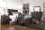 Ashley Brinxton Charcoal Queen Panel Bed with Mirrored Dresser